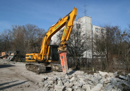Odstránenie objektov bývalého zariadenia staveniska BVS - Bratislava - 2013